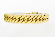 18 Karaat gouden Gourmet armband - 20,5 cm