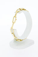 14 Karaat gouden Closed Forever armband - 23,1 cm