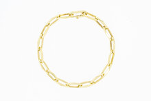 14 Karaat gouden Closed Forever armband - 23,1 cm