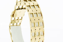 14 Karaat gouden Tank armband - 21,1 cm