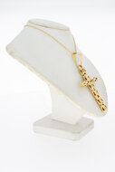Kreuzanhänger aus 18 Karat Gold - 5,9 cm