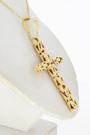 Kreuzanhänger aus 18 Karat Gold - 5,9 cm