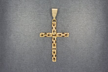 Kreuzanhänger aus 18 Karat Gold - 5,9 cm