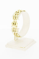 14 Karaat gouden Staafjes armband - 18,2 cm