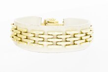 14 Karaat gouden Staafjes armband - 18,2 cm