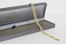 14 Karaat gouden Anker armband - 22 cm