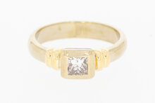 18 karaat gouden Solitaire Diamantring - 16,9 mm