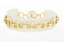 14 karaat gouden Anker armband- 21 cm