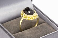 14 Karaat Vintage Granaat ring goud - 18,7 mm