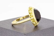 14 Karaat Vintage Granaat ring goud - 18,7 mm