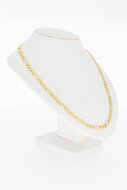 14 karaat geel gouden Figaro Collier - 43,5 cm