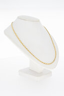 14 Karaat gouden "Luna" Staafjes schakelketting - 51 cm