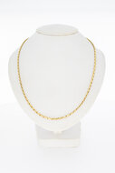 14 Karaat gouden "Luna" Staafjes schakelketting - 51 cm
