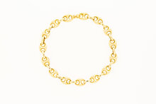 14 Karaat geelgouden Anker schakelarmband - 20,5 cm