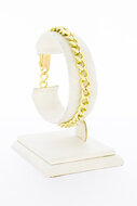 14 Karaat gouden "Open" Gourmet armband - 19 cm
