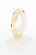 18 Karaat gouden gefigureerde Slavenarmband (61,5 x 52,6)