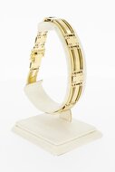 14 Karaat gouden Staafjes armband- 21,4 cm