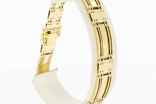 14 Karaat gouden Staafjes armband- 21,4 cm