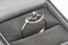 14 Karaat wit gouden diamantring - 16,1