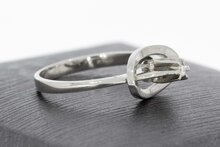 14 Karaat wit gouden diamantring - 16,1