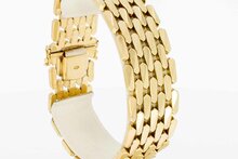 14 Karaat Staafjes armband goud - 19,7 cm