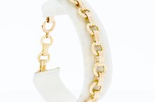 14 Karaat Anker armband goud - 21,2 cm