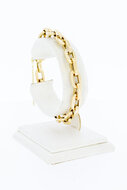 14 Karaat geelgouden Anker armband - 20 cm