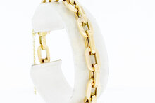 14 Karaat geelgouden Anker armband - 20 cm