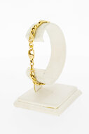 14 Karaat Infinity gouden Gourmet armband - 19,1 cm