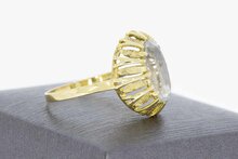 Vintage 14 Karaat gouden Aquamarijn ring - 20,2