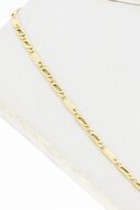 14 Karaat Valkoog gouden ketting - 47,2 cm