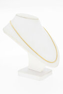 Slangen Collier 14 Karaat geel goud - 42,5 cmat geel gouden Slangen schakel Collier - 42,5 cm 