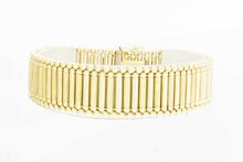 Vintage Spijltjes gouden armband 14 Karaat - 19,6 cm