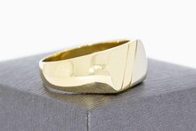 14 Karaat bicolor gouden Statement ring - 20,5 mm