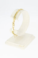 14 Karaat Gourmet gouden armband - 18,3 cm