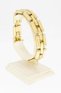 14 Karaat gouden Staafjes armband - 21,2 cm