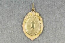 14 Karaat gouden Memory foto kettinghanger