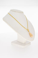 14 Karaat gouden druppel kettinghanger