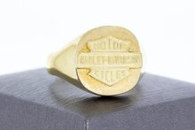 14 Karaat gouden ring "Harley Davidson cycles" - 22,3