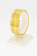 18 Karaat gouden Plaatjes armband - 18,9 cm