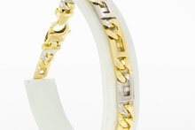 18 Karaat bicolor gouden Rolex armband - 21,9 cm