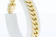 14 Karaat gouden Gourmet armband - 18,7 cm