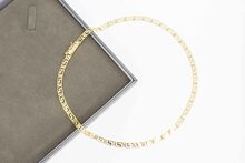 14 Karaat gouden Versace style Collier - 42,5 cm