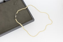 Majorica Parel ketting met zilveren sluiting - 49 cm
