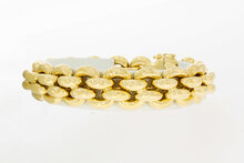 18 Karaat gouden fantasie Anker armband - 20 cm