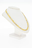 18 Karaat bicolor gouden Rolex Koningsketting - 49,7 cm 
