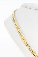 18 Karaat bicolor gouden Rolex Koningsketting - 49,7 cm 