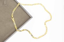 18 Karaat bicolor gouden Rolex Koningsketting - 49,7 cm 