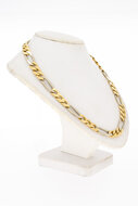 14 Karaat gouden Figaro ketting - 60 cm