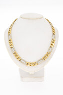 14 Karaat gouden Figaro ketting - 60 cm